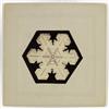 BENTLEY, WILSON A. (1865-1931) Group of 4 stunning studies of snow crystals.